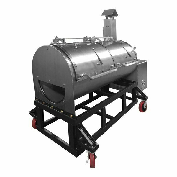 Cajun Custom Cookers CM-48SS304 Cattleman 48in NSF Reverse Flow Smoker Grill 49ACM48SS304